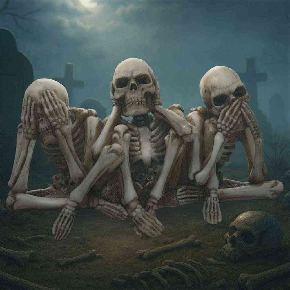 Nemesis Now - Three Wise Corpses Beeld/figuur - Multicolours